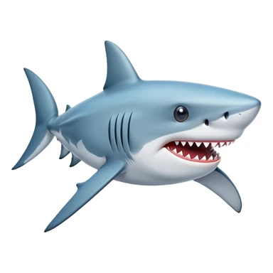 shark with top sticker