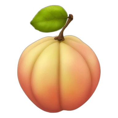 Quince fruit sticker