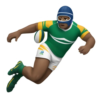 Rugby player diving  sticker
