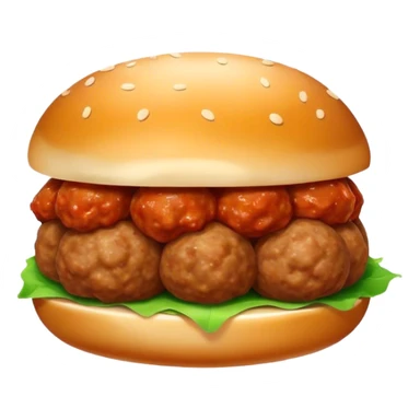 meatball sandwich  sticker