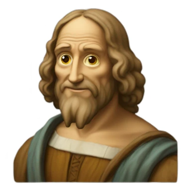 Leonardo davinci sticker