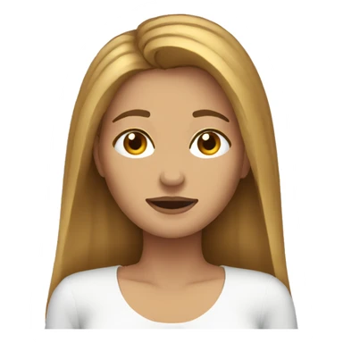 Bronde haired woman headache sticker