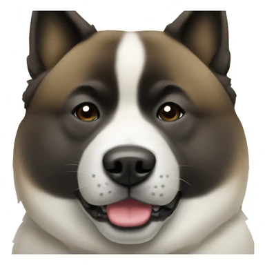 american akita dog  sticker