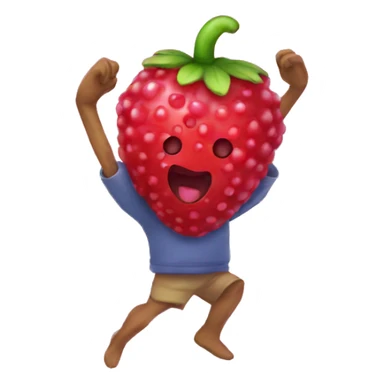 Giant dancing berry sticker