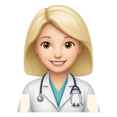 Dottoressa/medico in camice  sticker