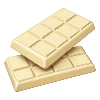 white chocolate sticker