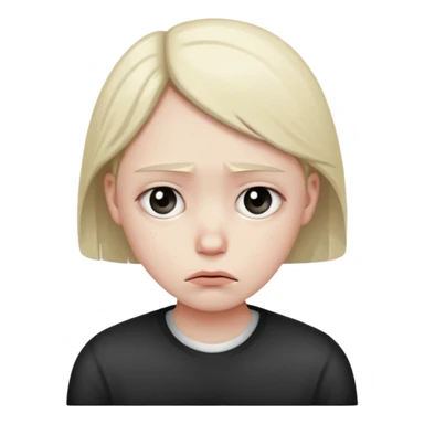 Sad and disappointed  sticker