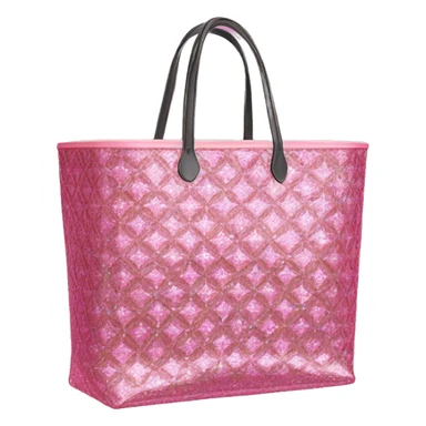 pink sparkle goyard tote sticker