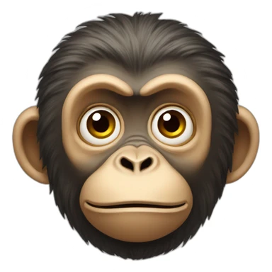 victorian ADHD nervous monkey sticker