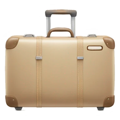 Beige luggage  sticker