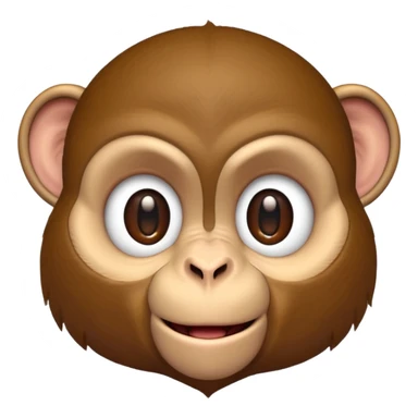 smirking monkey sticker