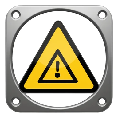 Caution Sign – yellow triangle, Subway Sign. sticker