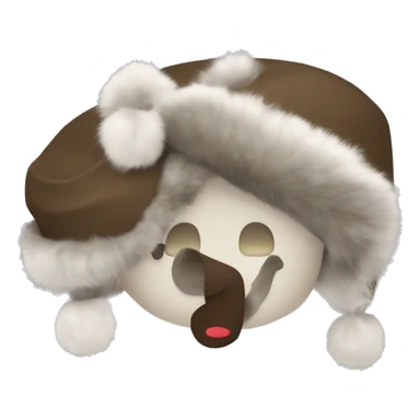 Ushanka hat sticker