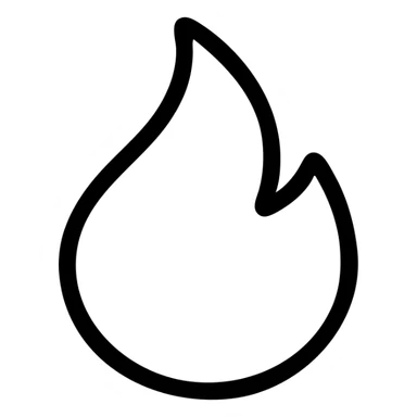 A minimalistic 32x32 pixel icon of a fire. sticker