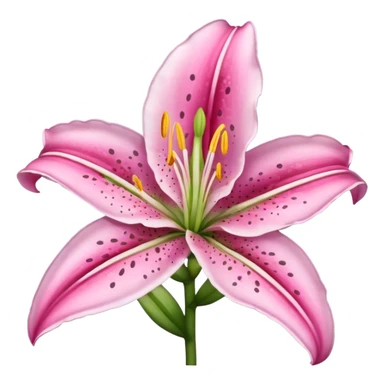 stargazer lily sticker