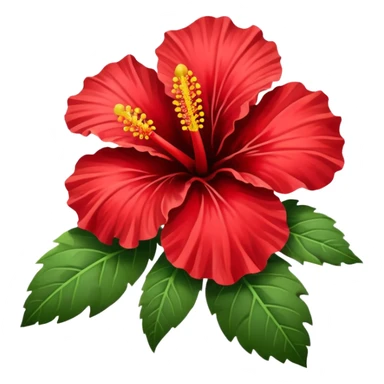 hibiscus flower sticker