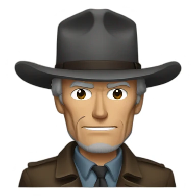 clint eastwood sticker