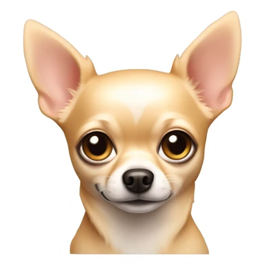 Blonde Chihuahua dog  sticker