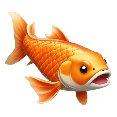 Koi Carp fish sticker