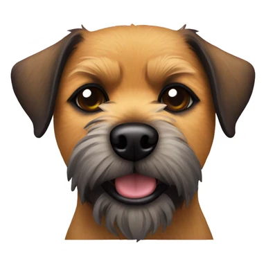 Border terrier dog sticker