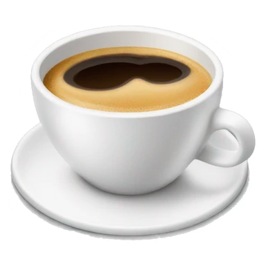 white cup of espresso sticker