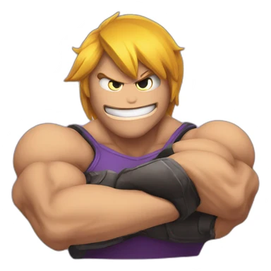 original logo for twitch channel fighting game sticker