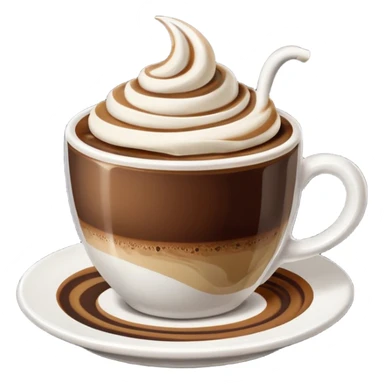 Just a normal cup no creamMocha emoji sticker