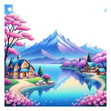 gorgeous beautiful sparkly aesthetic full scenic SCENERY sticker