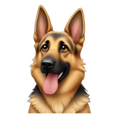 german-shepard-dog red carpet sticker