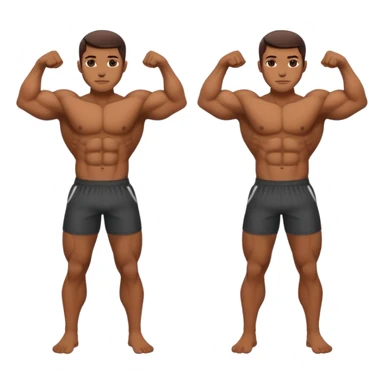 can you make a set of abs just visable nothing else sticker