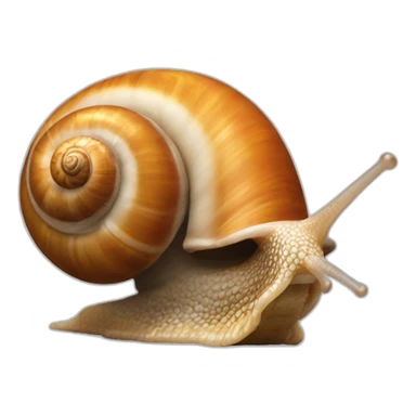 a snail shell without the snail sticker