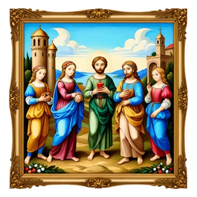 Renaissance painting
 sticker