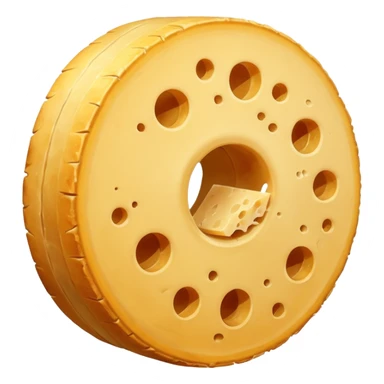 Cheese wheel italian  sticker