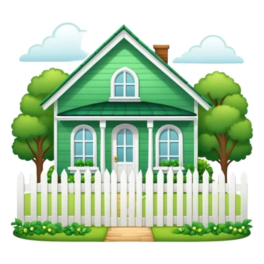 A green house sticker