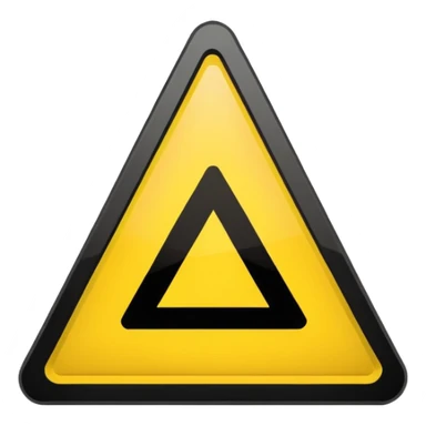 Caution sign sticker