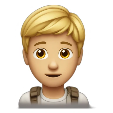 boy incomprehensible sticker