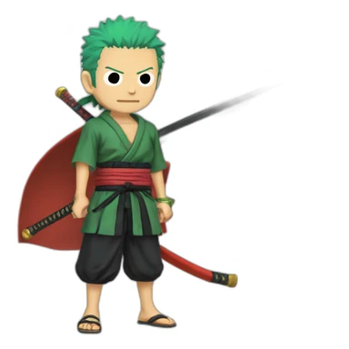 Zoro sur wano sticker