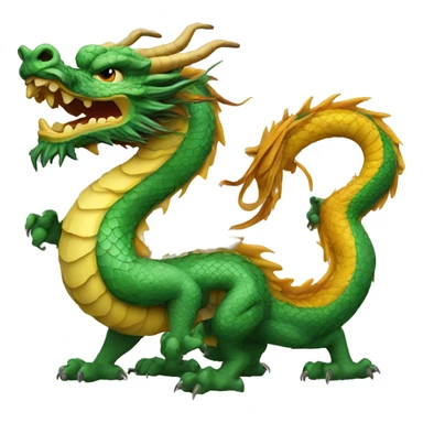 Chinese dragon sticker