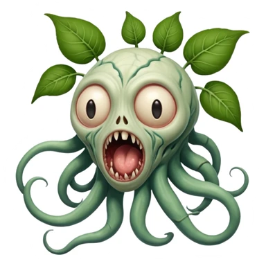 cinematic - hieronymus bosch phantasmagoric mutated beings - hybrids of humans and plants sticker