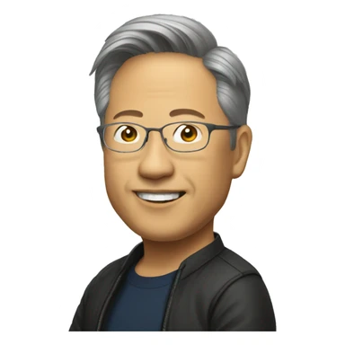 Jensen Huang sticker