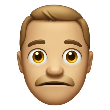 glaring emoji sticker