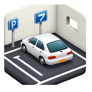 parking space sticker