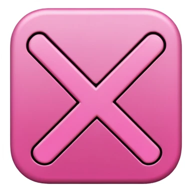 heavy check mark pink sticker