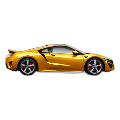 honda nsx side view sticker