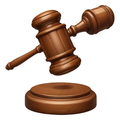 judges gavel sticker