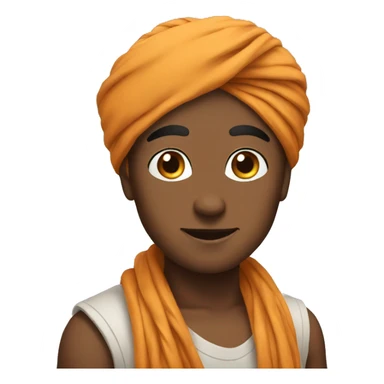 Turban boy sticker