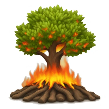 burning bush sticker