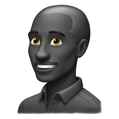 a black moleskine notebook sticker