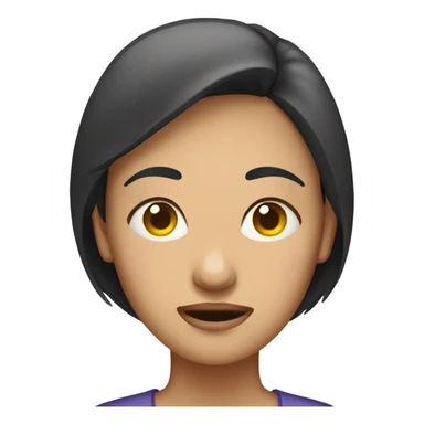 lady with stomach pain sticker