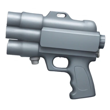 grey water gun sticker